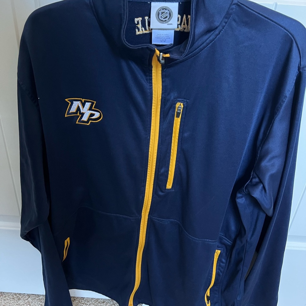 Nashville predators zip up jacket